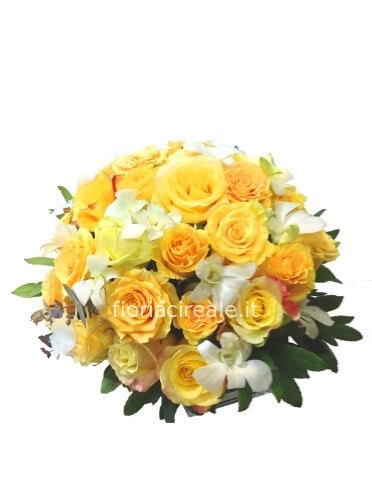 Centrotavola di rose