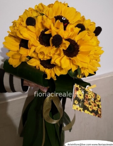 bouquet girasoli