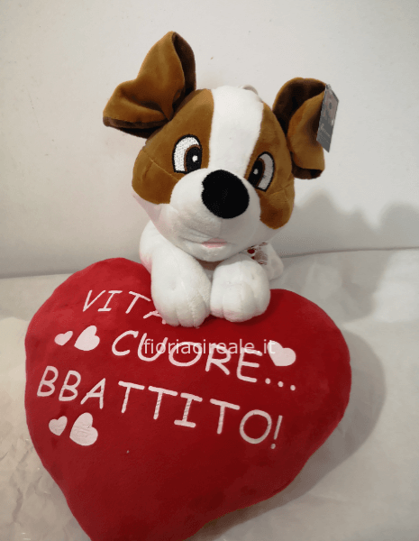 cane con cuore medio